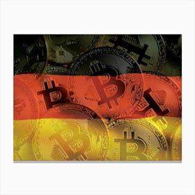 Bitcoin Germany Canvas Print