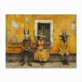 Mexico Bench 2 Fy H Canvas Print