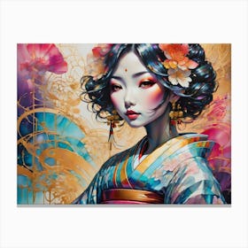 Geisha 4 Canvas Print