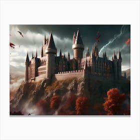 Hogwarts School Canvas Print