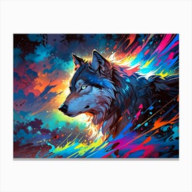 Wolf Painting 6 Canvas Print