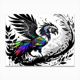 Colorful Eagle Canvas Print