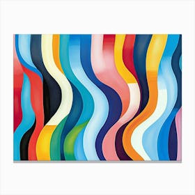 Wavy Lines Canvas Print