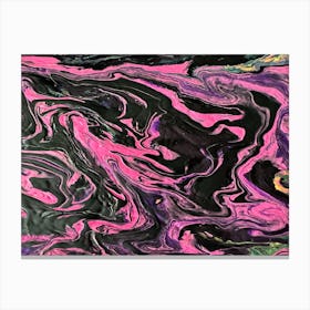 Pink And Purple Swirls Canvas Print