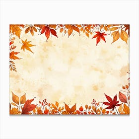 Default A Richly Textured Autumn Vector Background Each Elemen 1 (1) Canvas Print