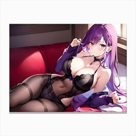 Cute Anime Girl 1 Canvas Print