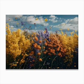 Field Of Flowers 1 Canvas Print