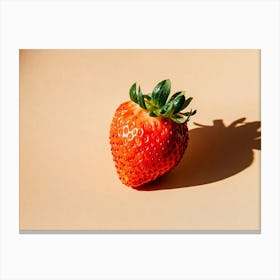 Strawberry - Strawberry Stock Videos & Royalty-Free Footage Canvas Print