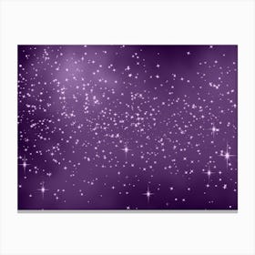 Wisteria Shining Star Background Canvas Print
