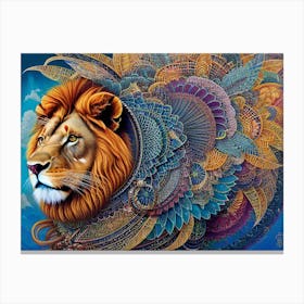 Lion In The Sky 4 Canvas Print
