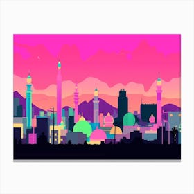 Ashgabat Skyline Canvas Print
