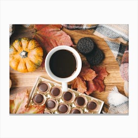 Autumn Coffee Canvas Print