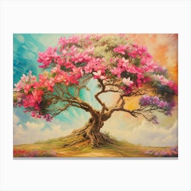 Flower Tree Canvas Print