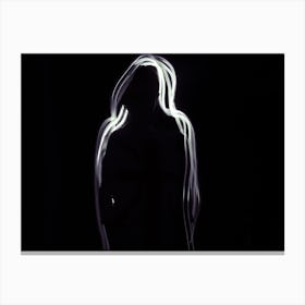 Shadow Girl Canvas Print