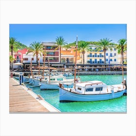 Port Andratx Mallorca Marina Canvas Print