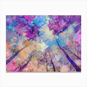 Sky And Trees Canvas Print