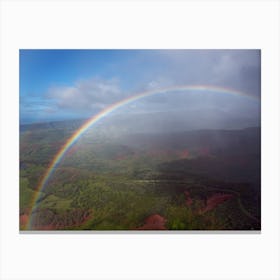 Rainbow Over Hawaii Canvas Print