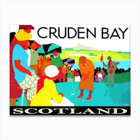Cruden Bay, Scotland, Golf Match Canvas Print