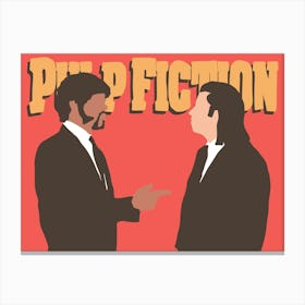 Minimalist Pulp Fiction 2 Canvas Print