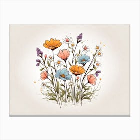 Wildflowers 3 Canvas Print