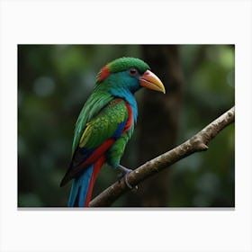 Colorful Parrot 2 Canvas Print