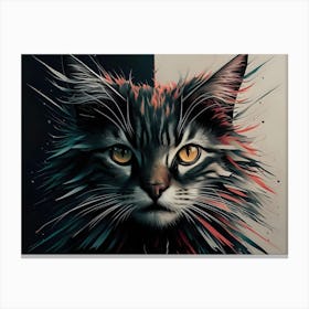 Cat Portrait 1 Canvas Print