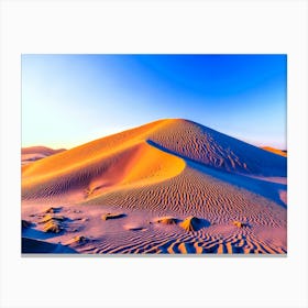 Sand Dunes In The Desert Canvas Print