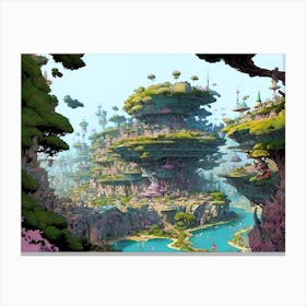 Fantasy City 2 Canvas Print