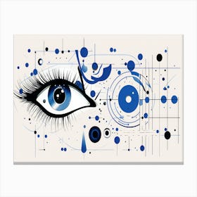 Blue Eye 1 Canvas Print