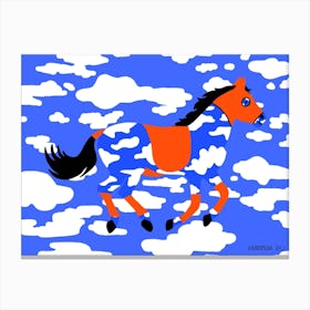 Flying Horse Canvas Print