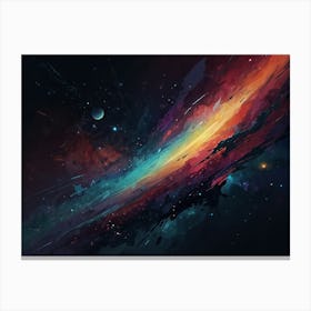 Galaxy Hd Wallpaper Canvas Print