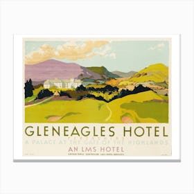 Gleneagles Hotel Canvas Print