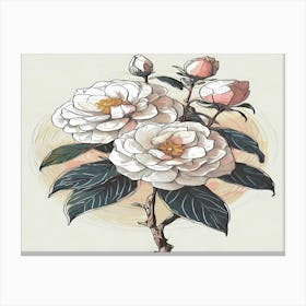 Camellia 4 Canvas Print