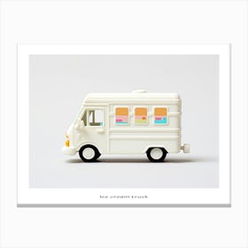 Toy Car Ice Cream Truck Poster Canvas Print