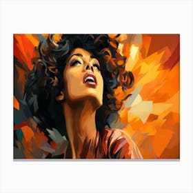 Afro-American Woman 1 Canvas Print