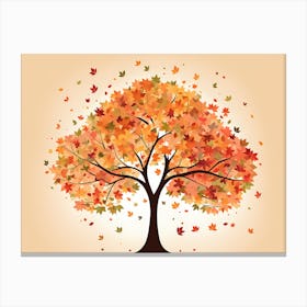 Seasons of Blossom 6 VECTOR ART Canvas Print