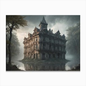 Haunted House Canvas Print