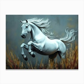 Fantasy Wild Unicorn Horse Canvas Print