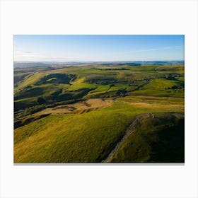 Aerial View Of The Dales 7 Canvas Print