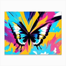 Butterfly Painting 60 Canvas Print