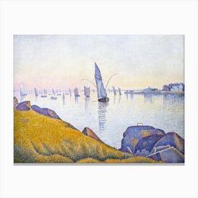 Evening Calm, Concarneau, Opus 220 (Allegro Maestoso) (1891), Paul Signac Canvas Print
