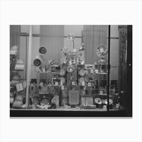 Untitled Photo, Possibly Related To Drugstore Window, Washington, D C By Russell Lee Canvas Print