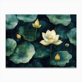 Lotus Flower 4 Canvas Print