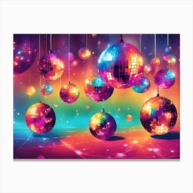 Disco Balls Canvas Print