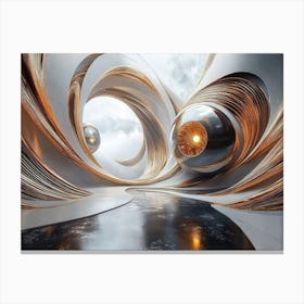 3D Abstract Painting Canvas Print