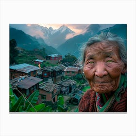 Shantiva zaga, In The Himalayan Mountains Canvas Print