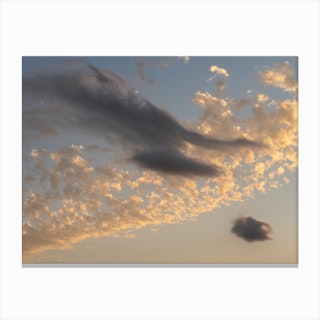 Scenic cloudscape at sunset Canvas Print