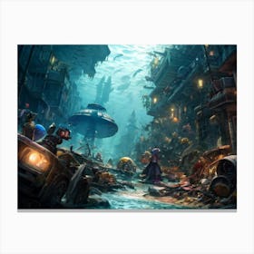 Subterranean Sideshow Canvas Print