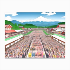 Festival In Japan Canvas Print