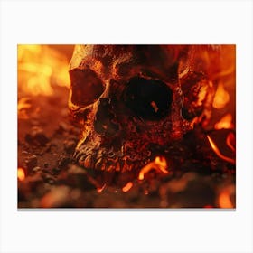 Cremation Canvas Print